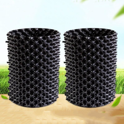 Gambar Bầu ươm cây công trình BLV-20, Chậu trồng cây có lỗ thoáng khí cao 20 cm dày 0.7 mm