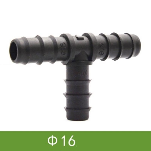 รูปภาพของ Tê chia cho ống Φ16 mm TE16, T chia 3 cho ống PE, LDPE, HDPE, PVC D16