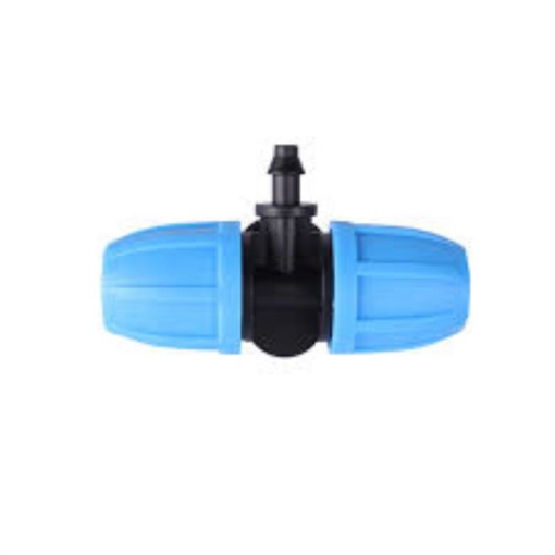 รูปภาพของ Tê chia cho ống Φ811 912 mm ra 4/7 TE812.47 Có đai siết, T chia 3 cho ống PE, LDPE, HDPE, PVC 8/11 9/12 ra 4/7