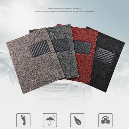 Gambar Thảm lót sàn ghế lái ô tô T00.1 , Thảm sàn cao su rối chống bẩn, Thảm sàn xe hơi ghế trước DIY