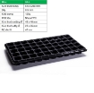 Ảnh của Vỉ nhựa ươm hạt giống kèm Khay chứa nước ươm cây 55*30*5.5 cm, Kit khay nhựa