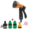Gambar Vòi xịt nước tưới cây, rửa xe VOI-N8T1.211,  Vòi 8 trong 1  + Đầu nối nhanh 8/12 mm