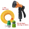 Ảnh của Bộ vòi xịt nước Tưới cây, Rửa xe 8 chế độ VOI-N8T1.408, Bộ 3 món Vòi 8 trong 1  + Dây 12/16 mm