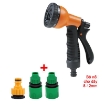 Gambar Bộ phụ kiện tưới cây, Rửa xe 4 món V8N-4082, Bộ vòi tưới cây 8 trong 1, Dùng cho dây 8-11 mm