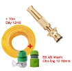 Gambar Bộ Vòi tưới cây, Rửa xe VOI-6.639, Vòi tưới Đồng Nối nhanh 5 món + Dây 12/16 mm