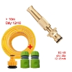 Gambar Bộ Vòi tưới cây, Rửa xe VOI-6.639, Vòi tưới Đồng Nối nhanh 5 món + Dây 12/16 mm