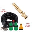 รูปภาพของ Bộ Vòi tưới cây, Rửa xe VOI-6.440, Vòi tưới Đồng Nối nhanh 3 món + Dây 12/16 mm
