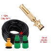 Gambar Bộ Vòi tưới cây, Rửa xe VOI-6.543, Vòi tưới Đồng Nối nhanh 4 món + Dây 8-12 mm