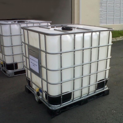 Ảnh của Thùng tank nhựa IBC 1000 lít,  Bồn nhựa IBC 1 m3 có khung thép