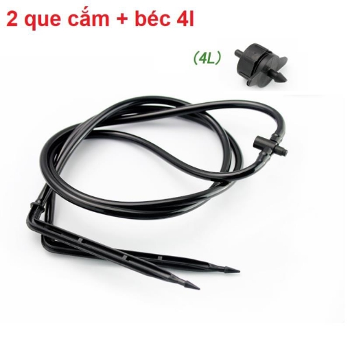 รูปภาพของ Bộ 2 que cắm tưới nhỏ giọt kèm dây và khởi thủy, Capinet tưới nhỏ giọt bù áp hình mũi tên