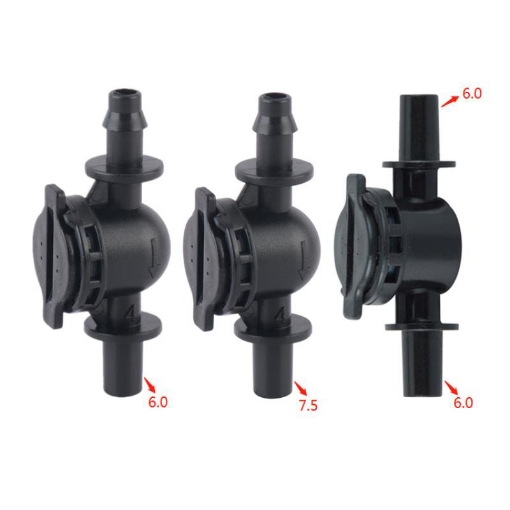 Ảnh của Van chặn áp TM-476  4/7, 6, 7.5 mm, Khóa chống giọt nước cho béc Phun sương,  tưới Xoay