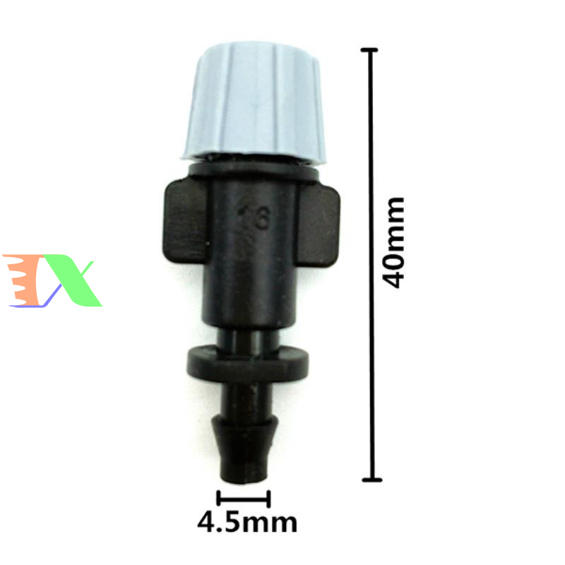 Đầu tưới phun sương, béc phun sương (8l/h) + nối 4/7