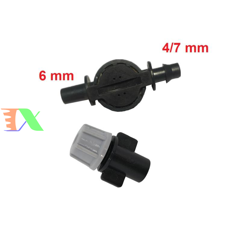 Đầu tưới phun sương, béc phun sương (8l/h) + nối 4/7
