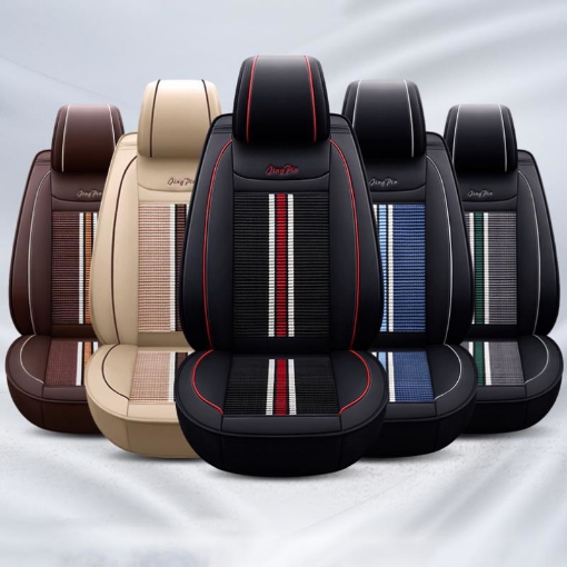 รูปภาพของ Áo ghế ô tô 5D A27.1, Áo ghế xe hơi, Bọc da ghế xe 5D 1 ghế trước, Bọc ghế ô tô 4-5 chỗ