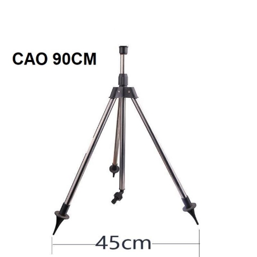 Ảnh của Chân đế béc tưới phun CDT-90 CM, Chân cắm tưới xoay 360°, Tưới xòe, Tripod 3 chân 1/2"