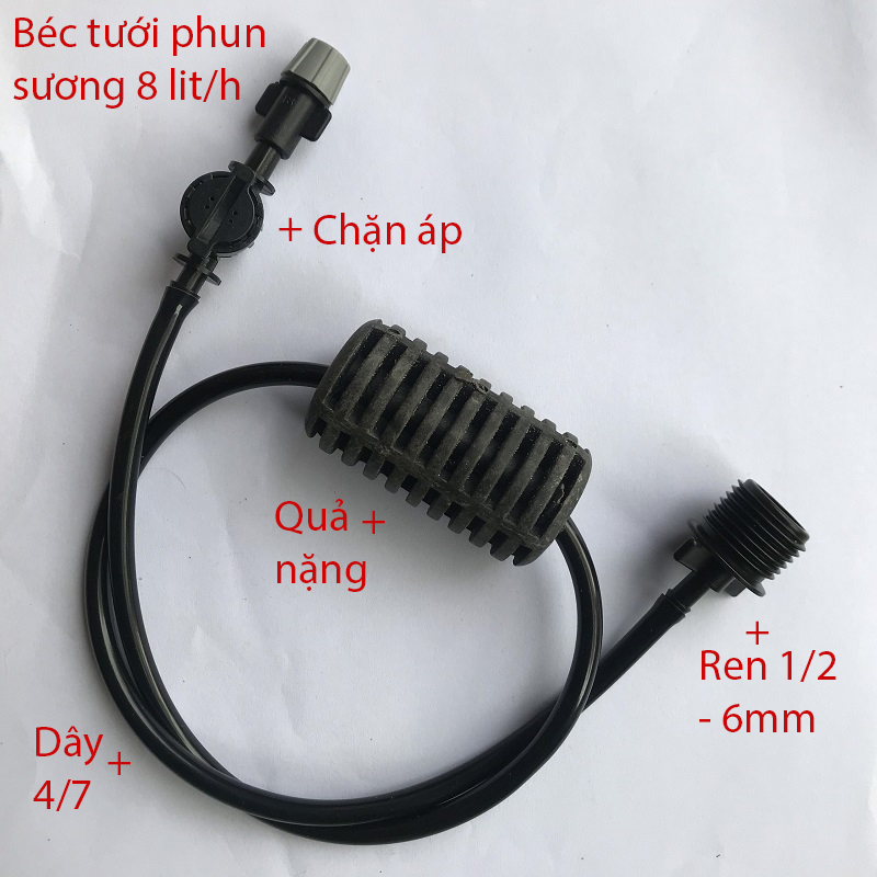 Tưới treo 1 Đầu tưới phun sương 8L/h, ren 21 [+7,600đ]
