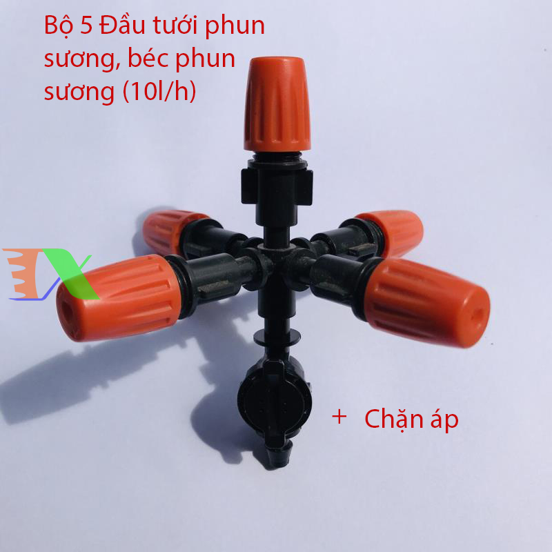 Đầu tưới gốc 8 tia