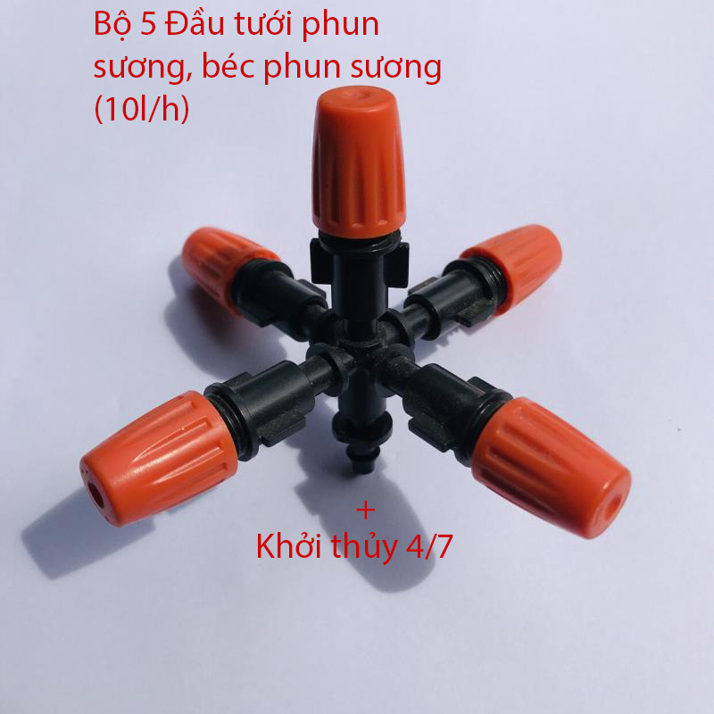 Bộ 5 đầu phun sương gân 4/7 [+8.800đ]