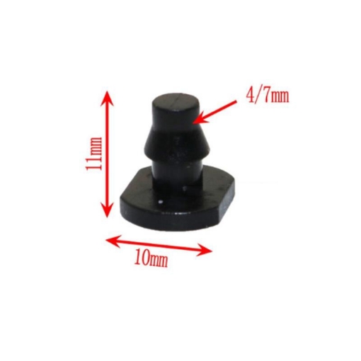 รูปภาพของ Bịt đầu ống PE LDPE PVC 4/7 mm BIT47, Bịt cuối cho ống 6mm