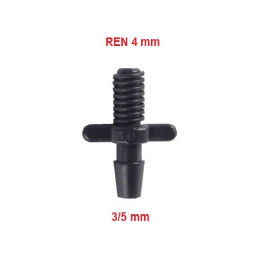 Ảnh của Khởi thủy 1 đầu gân 1 đầu ren 3/5-4 mm KTR.35, Khởi thủy cho ống PVC LDPE PE HDPE