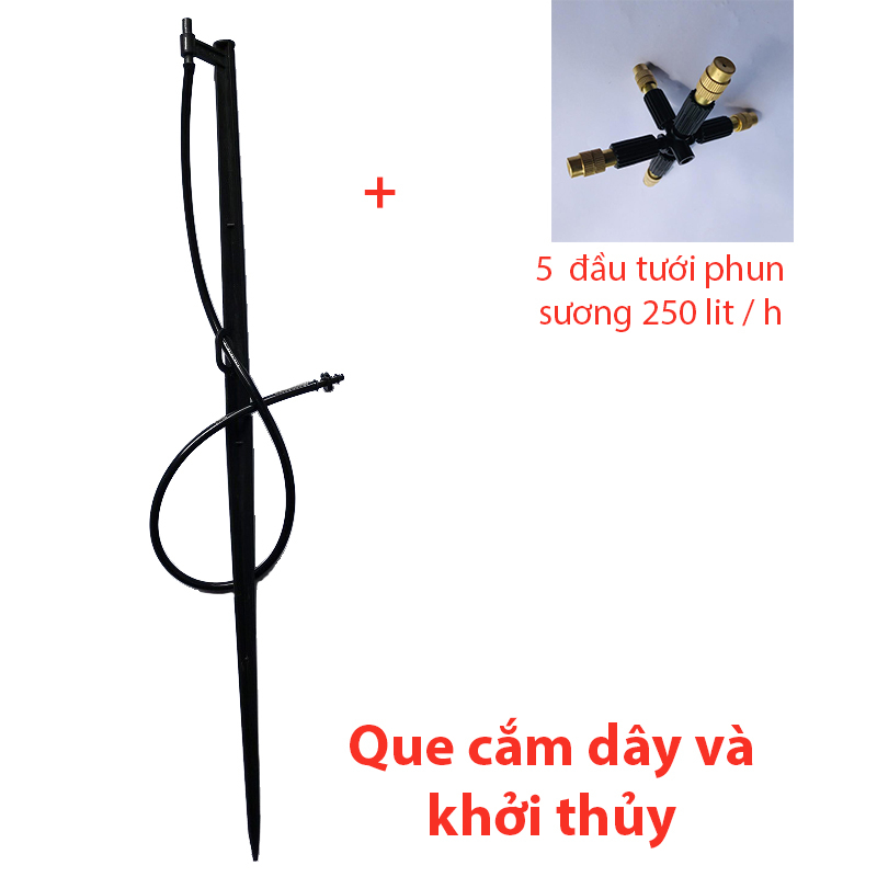 Que cắm 5 đầu, dây + khởi thủy 4/7 [+27,100đ]