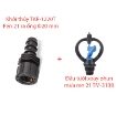 รูปภาพของ Đầu tưới xoay phun mưa TM-313B, Béc tưới xòe 360° Kèm chân đế
