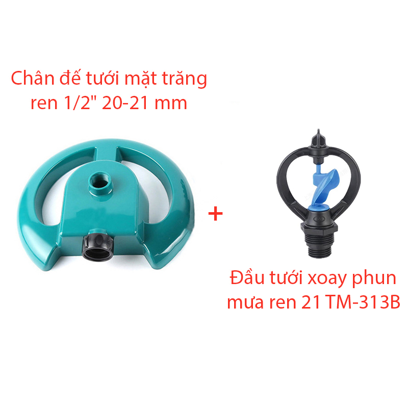 Béc tưới xòe 360° Kèm chân đế mặt trăng [+25,000đ]