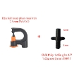 Gambar Đầu tưới xoay phun mưa trơn 6 mm TM-203, Béc tưới xòe 360° Kèm phụ kiện nối