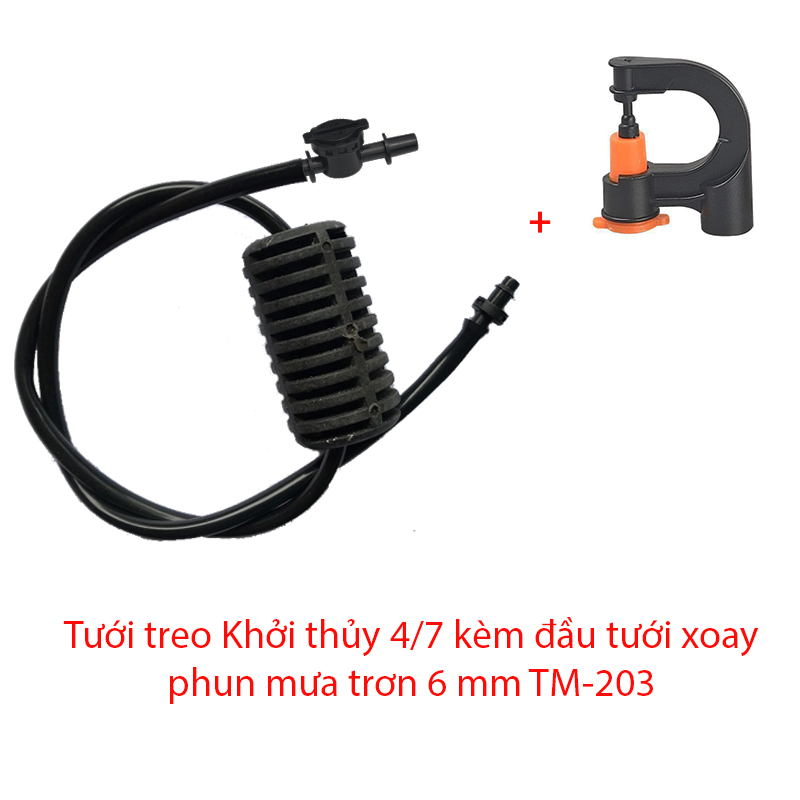 Béc tưới xòe 360° Kèm Tưới treo Khởi thủy 4/7 [+6,700đ ]