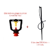 รูปภาพของ Đầu tưới xòe phun mưa trơn 6 mm TM-7202, Béc tưới xòe 360° Kèm phụ kiện nối