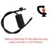 รูปภาพของ Đầu tưới xoay phun mưa trơn 7.5 mm TM-8202, Béc tưới xòe 360° Kèm phụ kiện nối