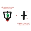 Ảnh của Đầu tưới xoay phun mưa trơn 6mm TM-7203, Béc tưới xòe 360° Kèm phụ kiện nối