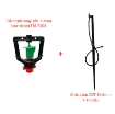 Ảnh của Đầu tưới xoay phun mưa trơn 6mm TM-7203, Béc tưới xòe 360° Kèm phụ kiện nối