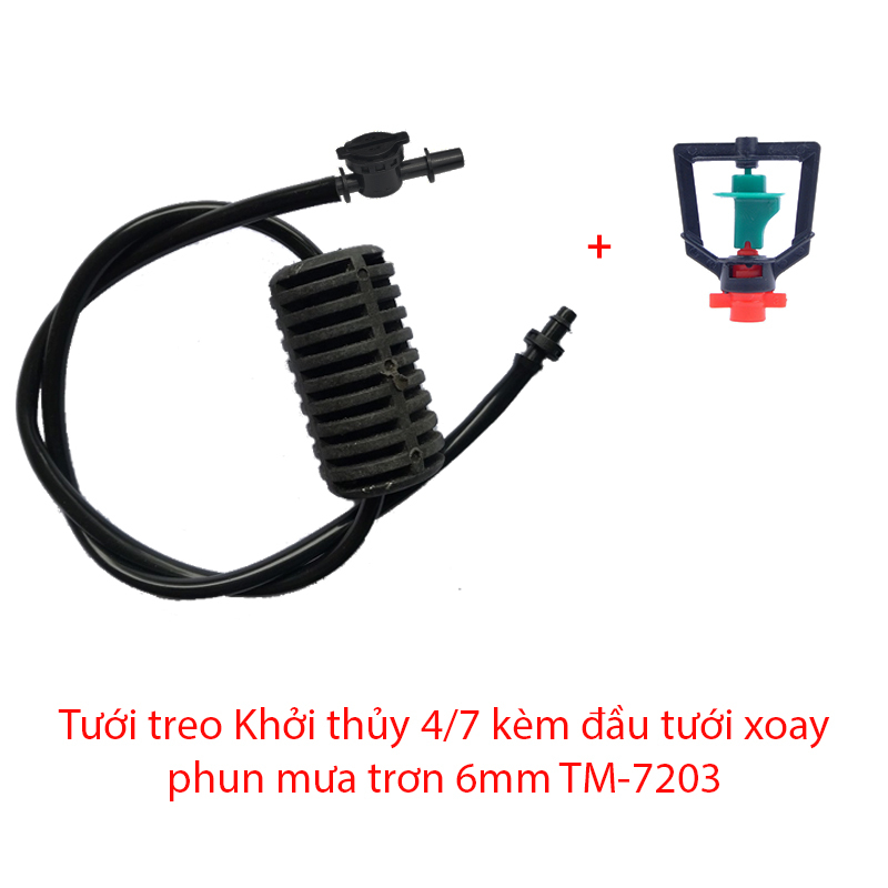 Béc tưới xòe 360° Kèm Tưới treo Khởi thủy 4/7 [+6.700đ]