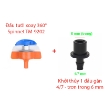 Gambar Đầu tưới xoay 360° Spinnet TM-9202, Chân 6 mm trong tưới xoay tự động Kèm phụ kiện nối