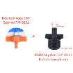 Gambar Đầu tưới xoay 360° Spinnet TM-9202, Chân 6 mm trong tưới xoay tự động Kèm phụ kiện nối