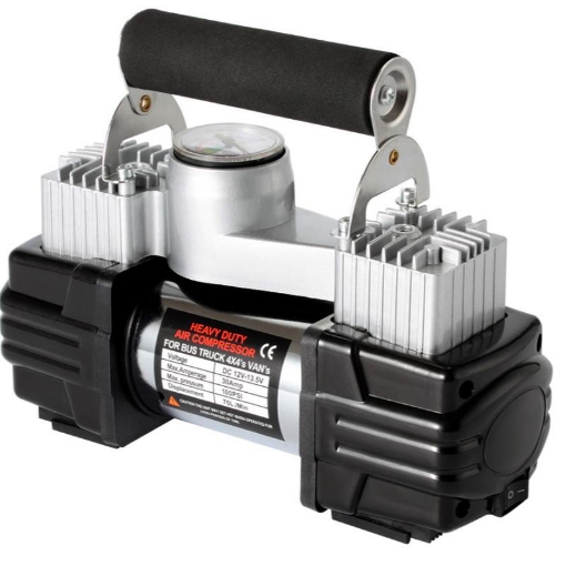 รูปภาพของ Máy bơm lốp ô tô 12V TBO-350W, Bơm lốp xe hơi, Bơm lốp dự phòng, Air Compressor