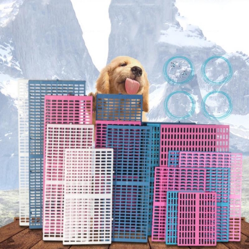 Gambar Tấm lót chuồng Pet size L 56*43*1cm, Sàn nhựa lót cho vật nuôi, thú cưng