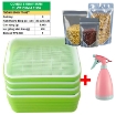 รูปภาพของ Combo Khay trồng Rau mầm Thủy canh CKM, Kèm Hạt giống, Bình xịt