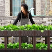 Ảnh của Vách chậu lắp ghép V.CLG-40, Thành Tường Chậu ghép cỡ 40cm, Màu song mây