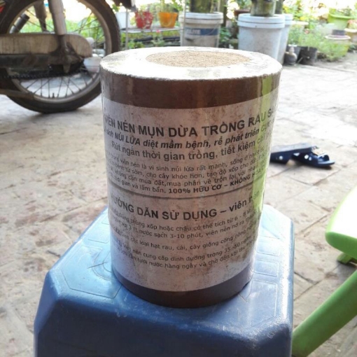 Picture of Viên nén mụn dừa trồng rau sạch TP.V24, Bánh xơ dừa trồng cây, Xơ dừa ép bánh