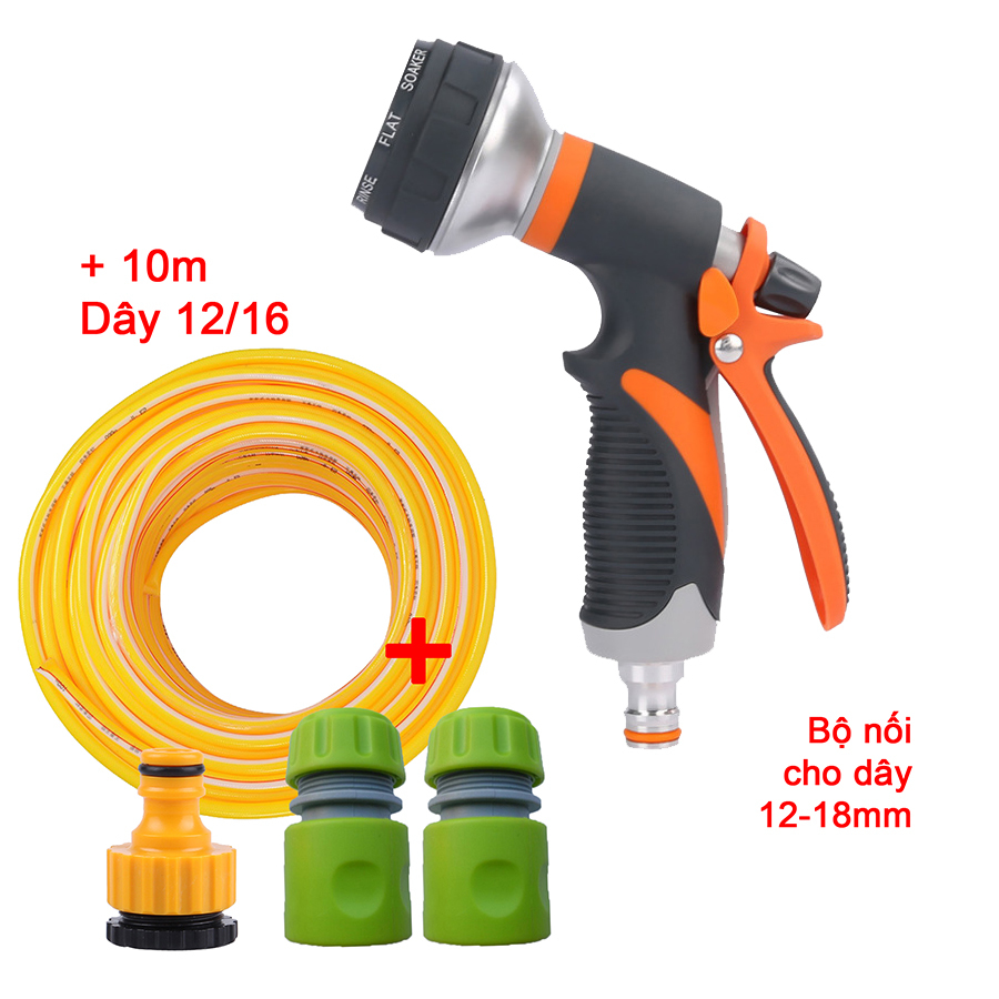 Bộ 4 món 12/18 (Vòi EC8) + 10m dây 12/18 [+48.000đ]