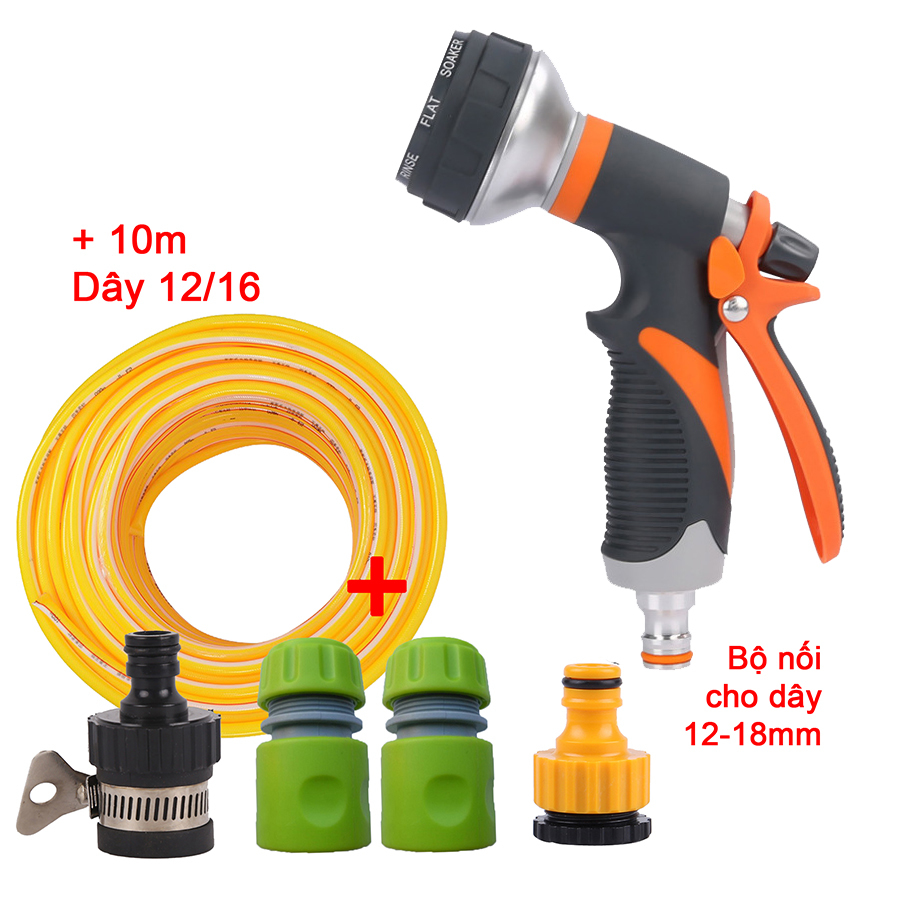 Bộ 5 món 12/18 (Vòi EC8) + 10m dây 12/18 [+59.000đ]