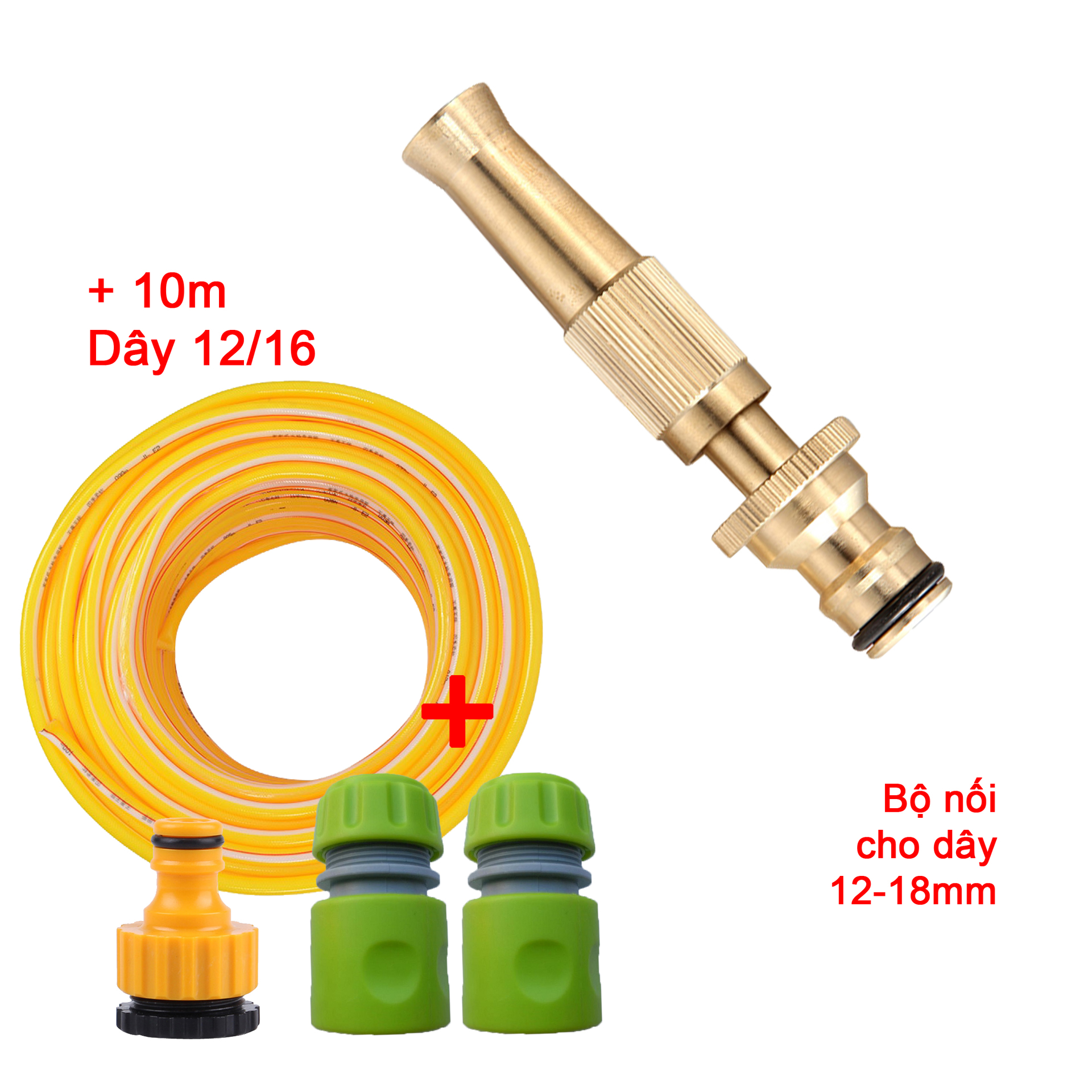 Bộ 4 món 12/18 (Vòi VOI-6) + 10m dây 12/18 [+48.000đ]