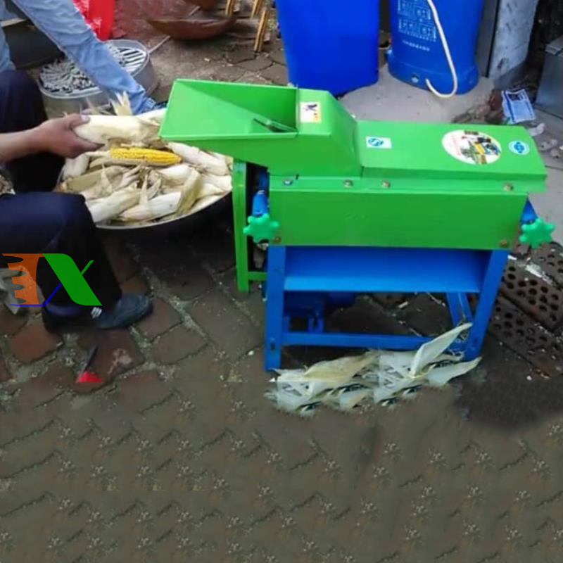 Máy bóc bẹ ngô, lột vỏ ngô, lột vỏ bắp (2 trục)