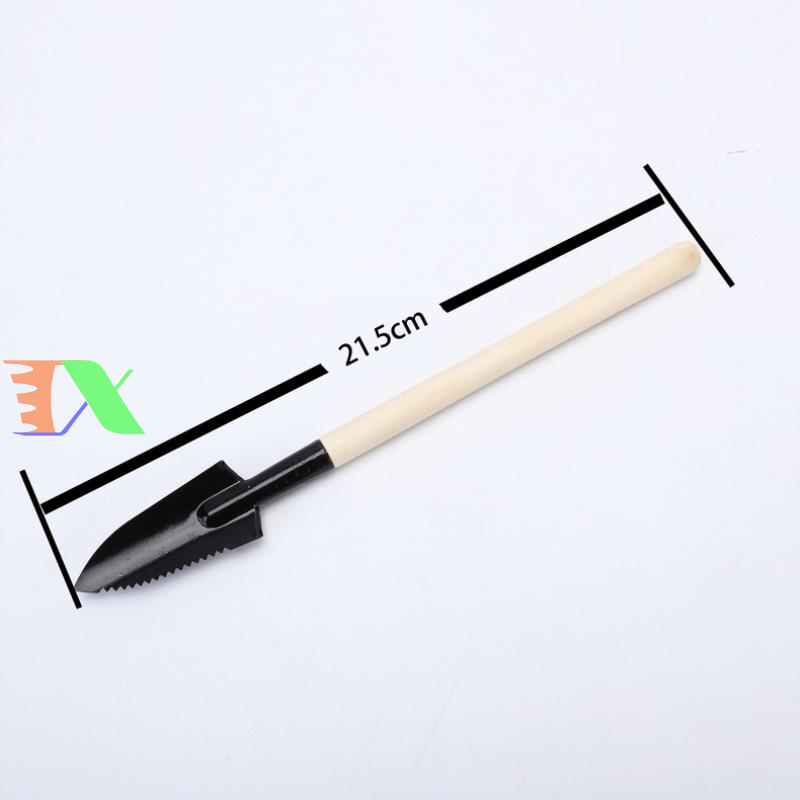 Bộ dụng cụ làm vườn 3 món (cán gỗ)