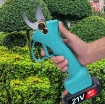 Ảnh của Kéo điện cắt tỉa cành cây JISHI-25 21V, Kìm điện tỉa cây, Kéo điện pin Lithium, Cỡ 25mm