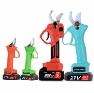 Ảnh của Kéo điện cắt tỉa cành cây JISHI-25 21V, Kìm điện tỉa cây, Kéo điện pin Lithium, Cỡ 25mm