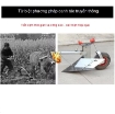 Ảnh của Cày tay Người kéo có bánh xe CN-150 cm, Dụng cụ làm tơi xốp đất, Vun đậu ngô, Xới cỏ
