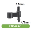 รูปภาพของ Khởi thủy có que cắm 1 đầu gân 4/7 1 đầu trơn 6.0 mm TKQ47.60 Φ4/7